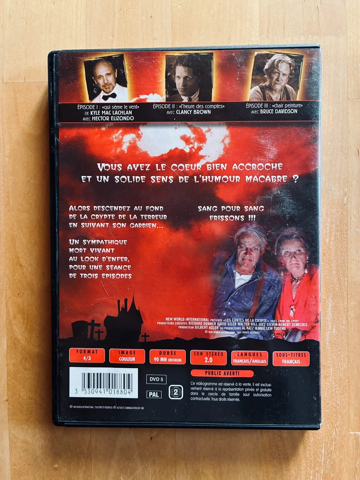 DVD As histórias da cripta volume 12 Stephen King. – photo 3
